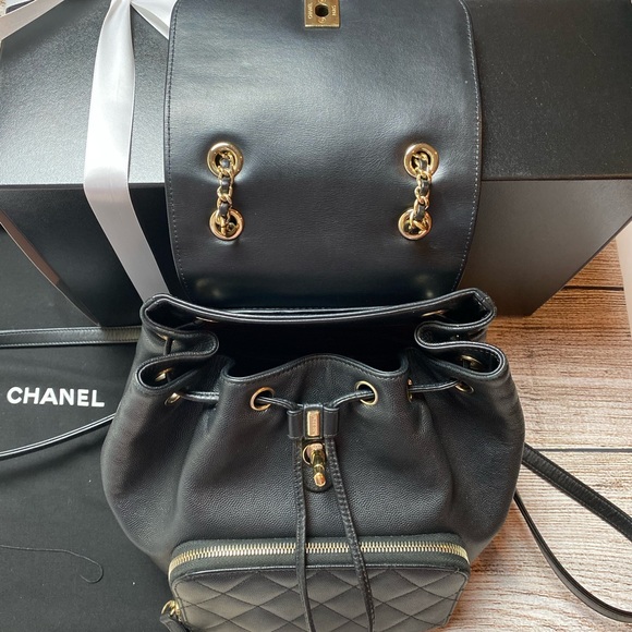 Chanel Caviar Leather Classic Backpack - Picture 9 of 15